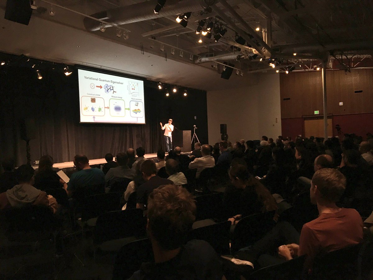TangAnnabelle's tweet photo. #TBT #2018aidownload Dr. Mark Jackson from Cambridge Quantum Computing talked about quantum machine learning. https://t.co/rSwKuYly3Q