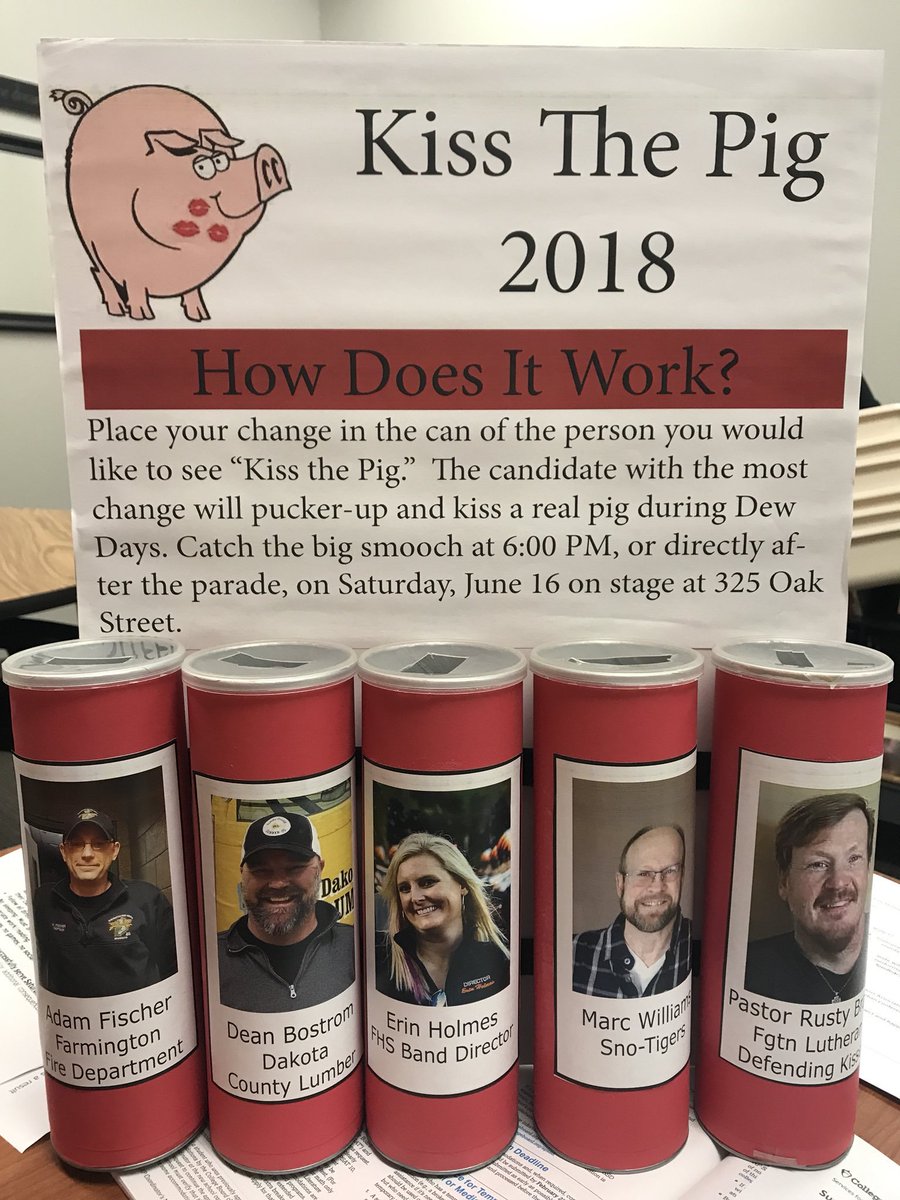 erincgholmes's tweet photo. #KissThePig #TheBandAlwaysWins HELP me WIN!!! :) #DewDays https://t.co/qnR6BEoPg8