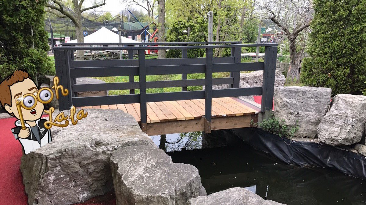 AdventureGolf's tweet photo. We know how much everyone loved our swinging bridge but some things must change! Come by and check it out yourself! #wherethefunneverstops #hamont #beach https://t.co/ZkB9HZ9pXb