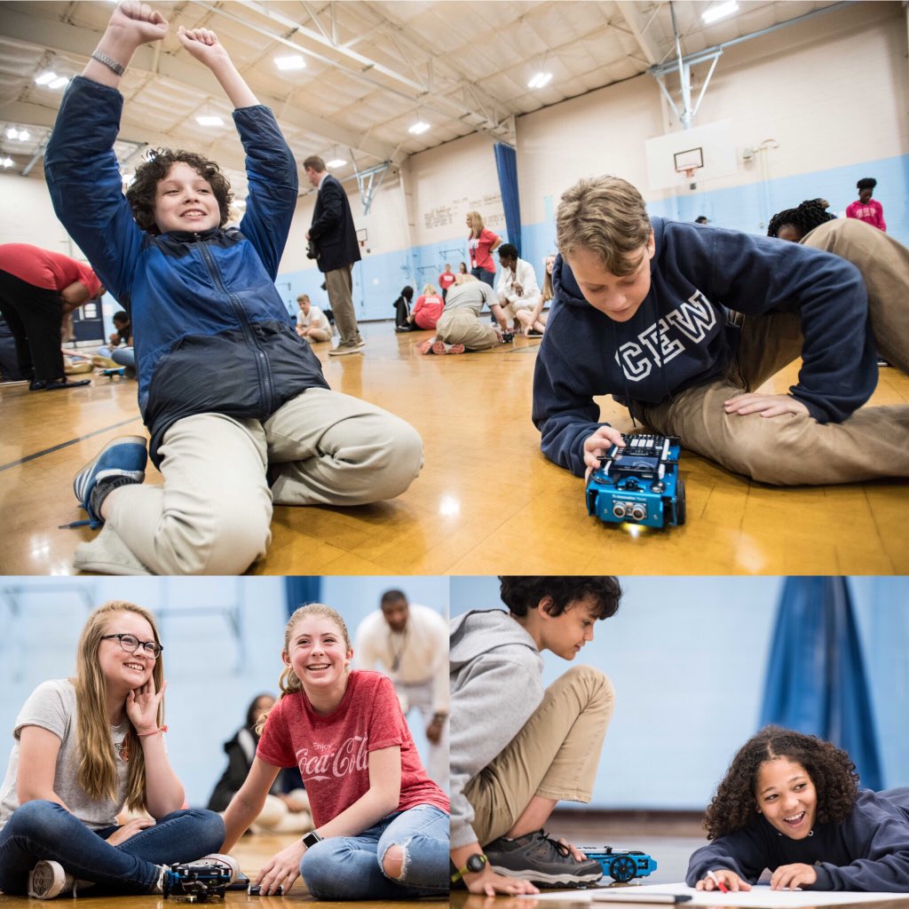 This is what it’s all about! No “summer slide” for these <a href="/CCSDConnects/">CCSDConnects</a> kids. TI #STEM Squad is on a mission to keep students’ STEM skills sharp this summer by letting them experiment with math, science, engineering &amp; robotics without the pressure of grades or tests.#TIemployee