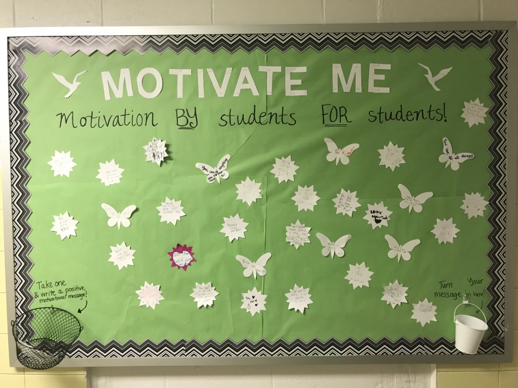 MrsWilliamsVB's tweet photo. LOVING our #GOTR motivational interactive bulletin board. The messages from these students are so inspiring and uplifting! Especially during SOL testing ❤️ @paeseagulls @MissB_Arnold https://t.co/HJje8CA6vR