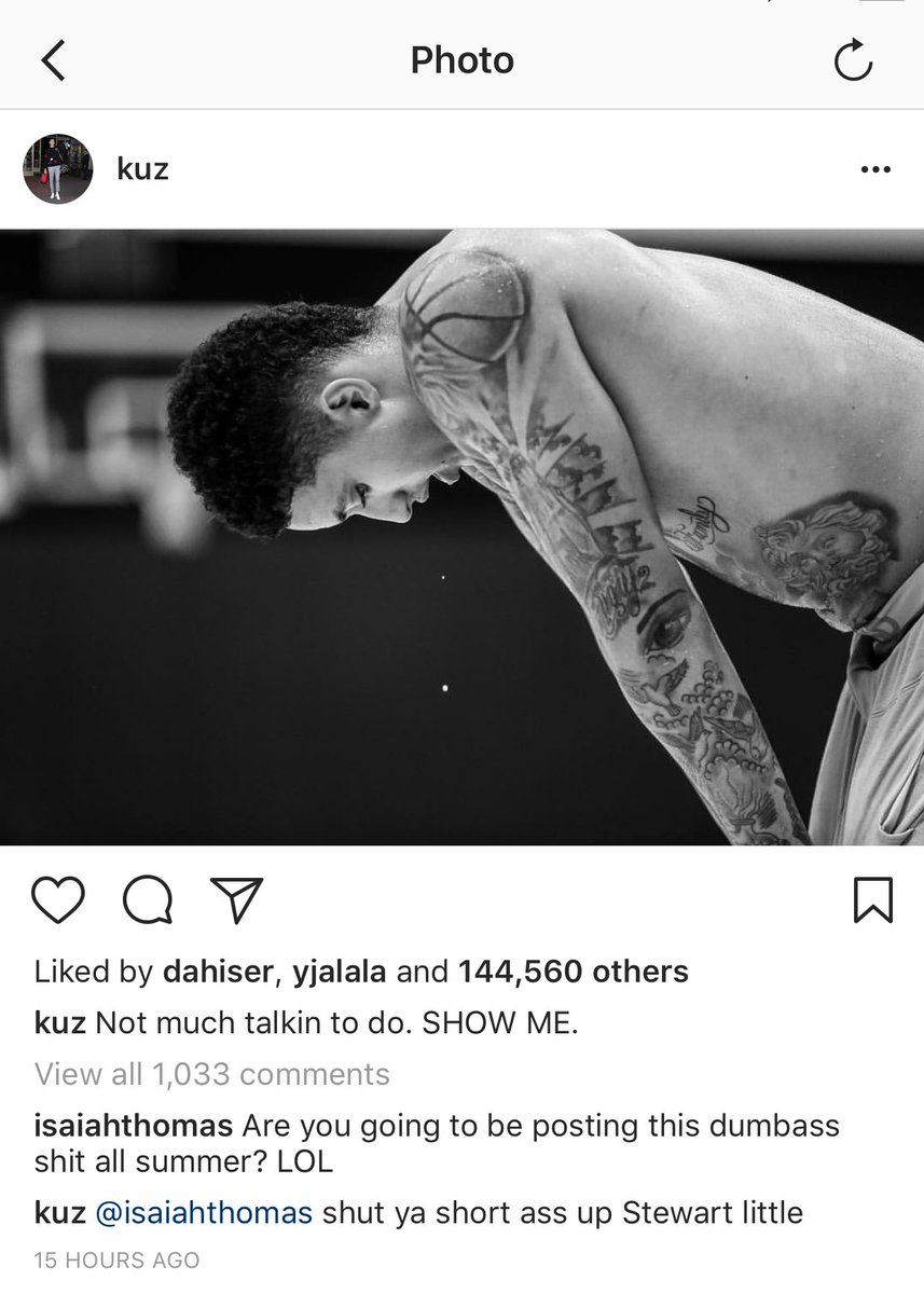 ForumBlueGold_'s tweet photo. Lakers playing copycat😂 https://t.co/bdGWBIzrHx