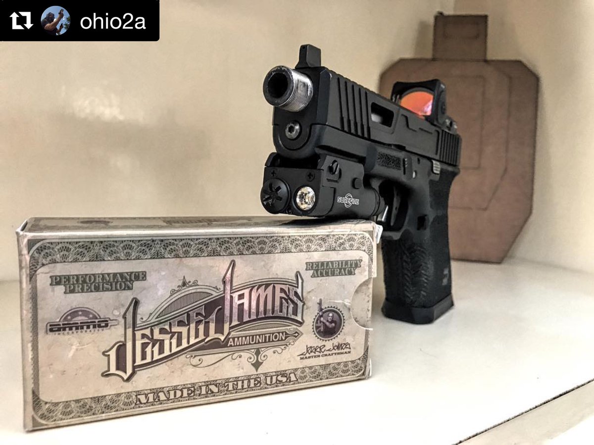 #Repost @ohio2a with @get_repost
・・・
Ran 50 rounds of @jessejamesusa from @ammoincusa at my USPSA match last week and it ran flawlessly. I’m excited to run more!

#fuel #feedthefire #glamorshot #glock19 #united2a