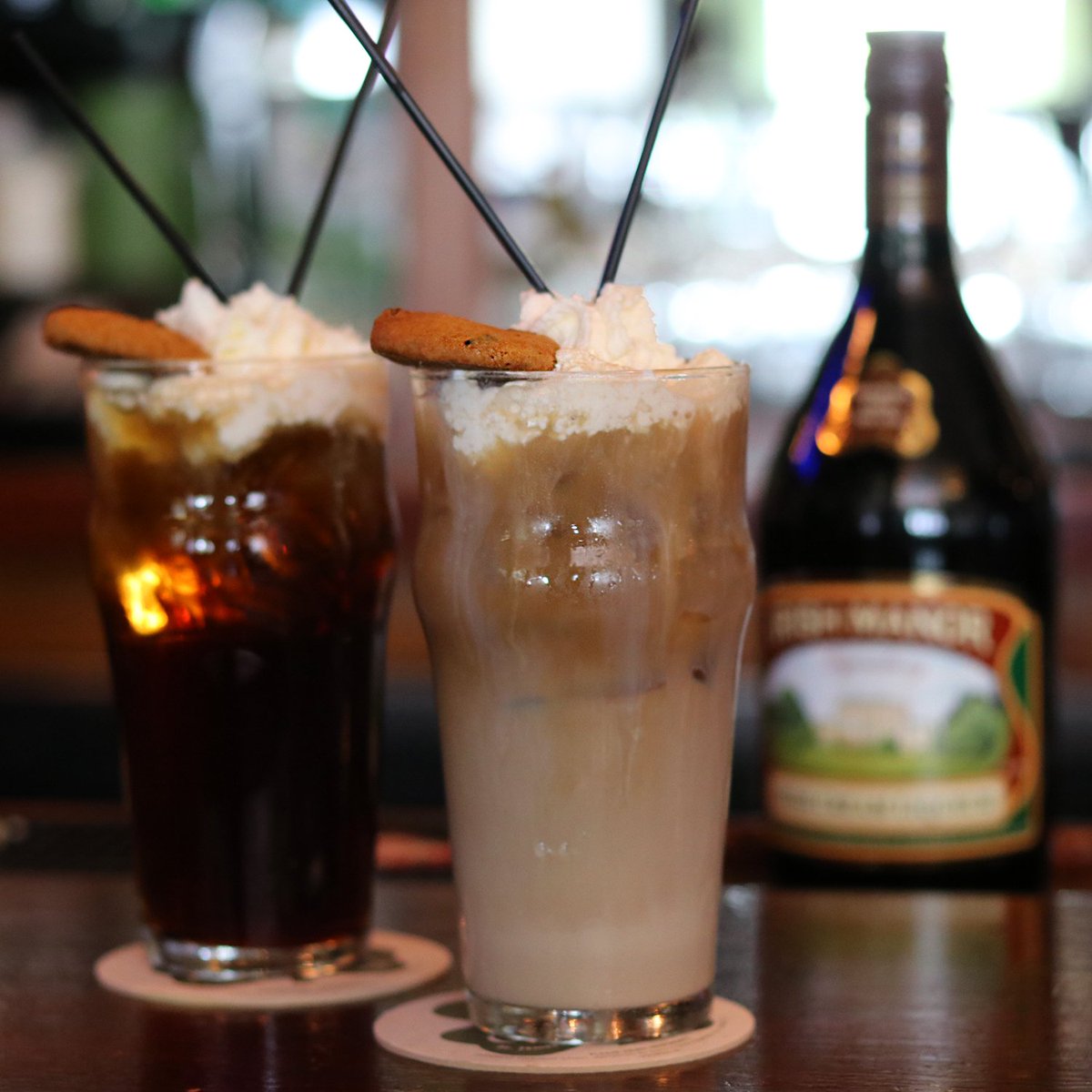 ICED IRISH COFFEE - <a href="/HawthorneCR/">Hawthorne Coffee</a> cold brew and Irish whiskey. ICED NUTTY IRISHMAN - Hawthorne cold brew, hazelnut liqueur, and Irish Manor cream liqueur. #Milwaukee #irishcoffee #icedcoffee #countyclare
