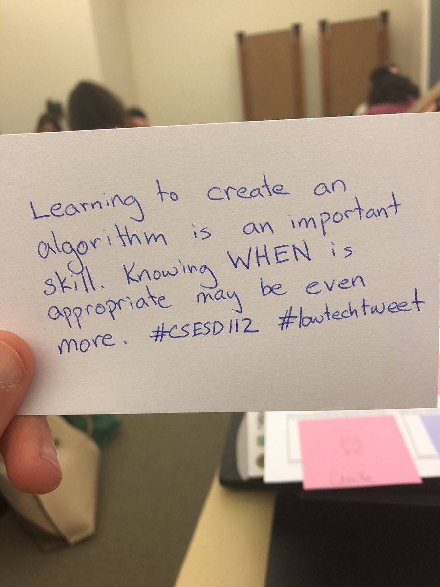 SenseMakingDad's tweet image. #csesd112 #lowtechtweet