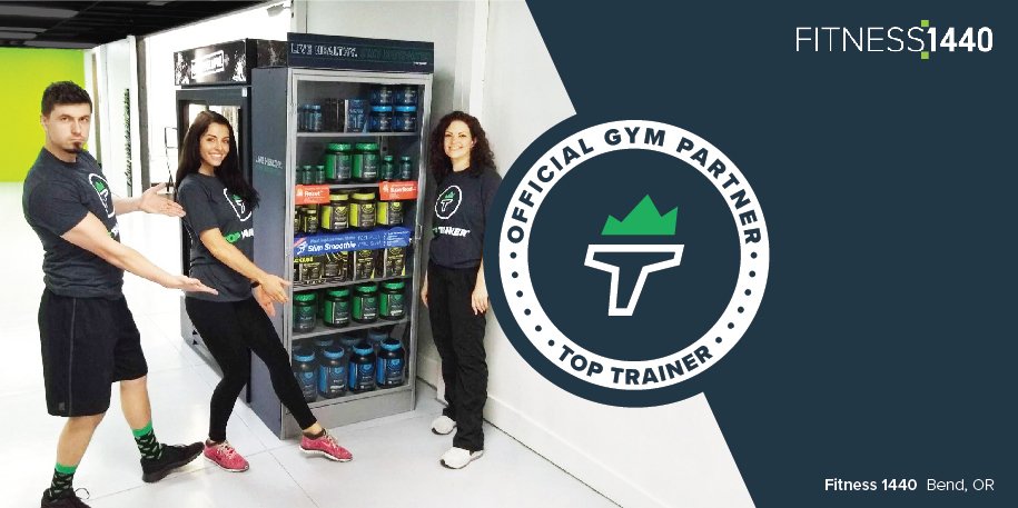 toptrainercom's tweet photo. TopTrainer Welcomes Fitness 1440- Bend, OR as our Newest Gym Partner! Find Your Favorite TopTrainer Supplements and Live Healthy, Stay Motivated at Fitness 1440! #toptrainer #livehealthy #staymotivated #fitness1440 #bend #forgymsonly #gym #gymlife #supps #supplements #fitspo https://t.co/1CwVLWPNgv