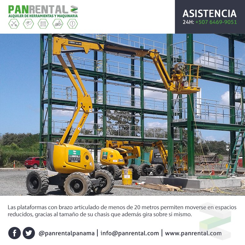 panrentalpanama's tweet photo. #PlataformaArticulada HA 16/18 PX #Haulotte para realizar trabajos de construcción, mantenimiento, eventos, instalación o poda. #Alquiler en #Panrental #BoomLift #ManLift
📞 Asistencia 24h: +507 6469-9051
🌐 https://t.co/yJ0QsqICXs https://t.co/iVuxKuqFlo