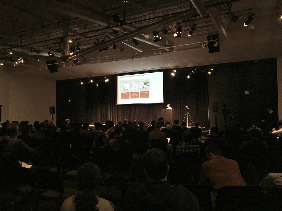 TangAnnabelle's tweet photo. #TBT #2018aidownload Avantika Lal, a BRCA Foundation Young Investigator at the Genetics Department of Stanford, talked about her work in building the Cancer Integration via Multikernel Learning (CIMLR). https://t.co/cC3h0BxqpT