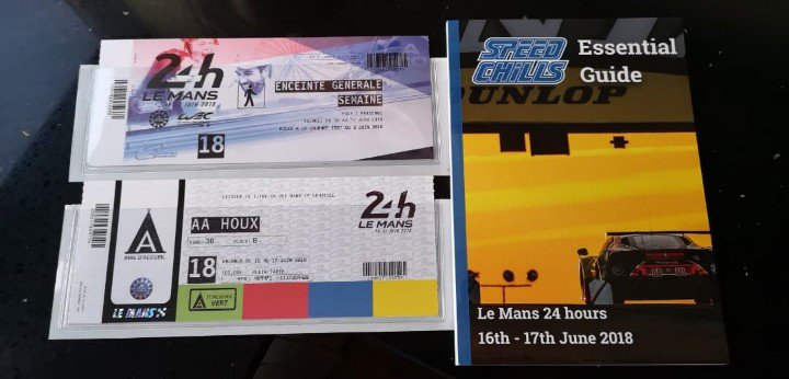Jondrummitchell's tweet photo. @Gordon_Duguid @JourneytoLeMans @CFantelli look what's just arrived! Jota are giving us a garage tour too! So excited! #LeMans24 https://t.co/7OIWoLu5WN