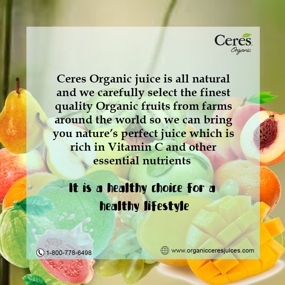Ceres Organic Juices tweet media
