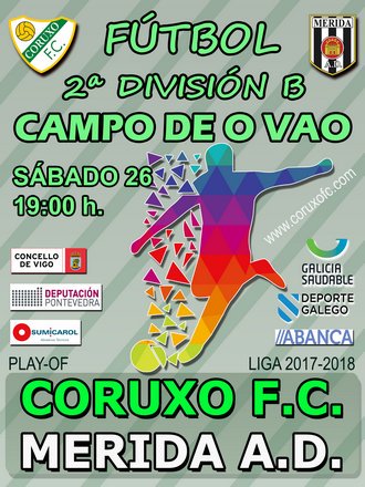 RomanitoMerida's tweet photo. Coruxo @CoruxoFC1 🆚 Mérida @Merida_AD
🔝 O Vao 📆 26/05/2018 ⏱️19 horas ⚪️⚫️
#⃣ #VamosMérida #ForzaMérida #MeridaResiste https://t.co/dkfHICcPNv