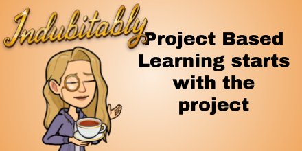 Project Based Learning flips it around. You start with the project/need and then learn what you need.