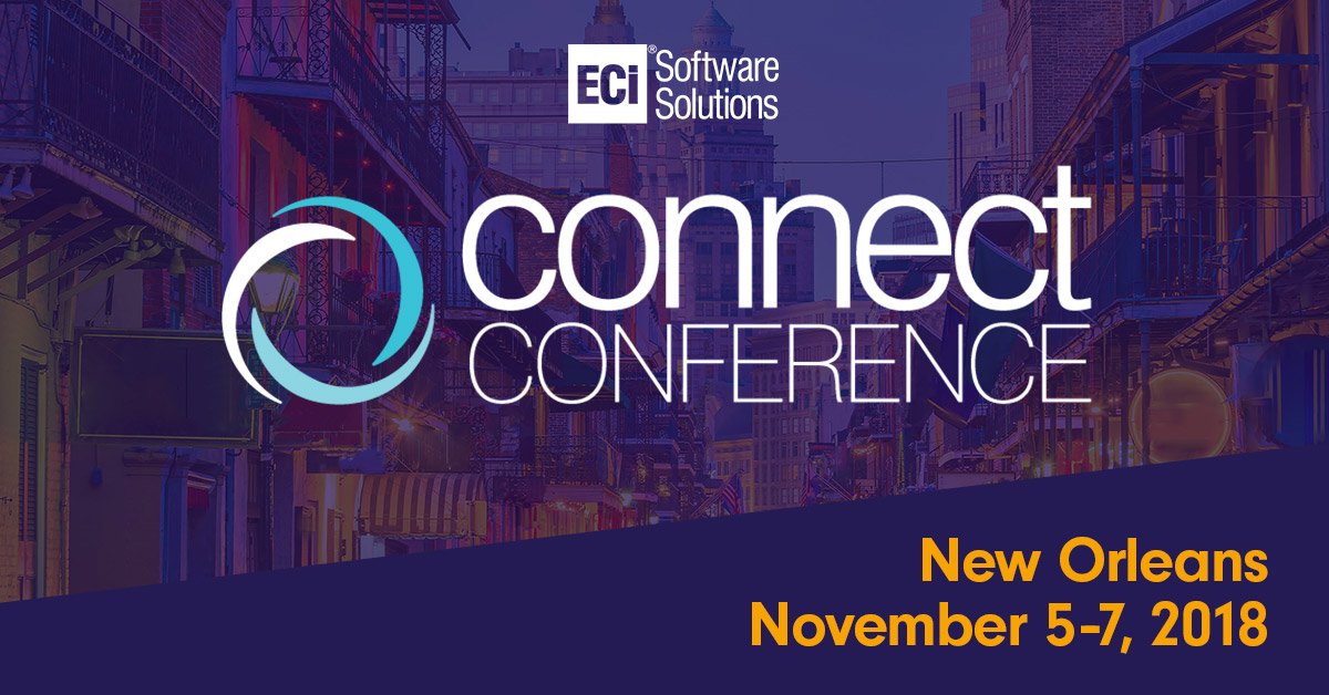 ECISolutions's tweet image. Join us November 5-7 New Orleans for the 2018 #ECiConnect Conference! Get hands on training, network with peers, and have fun with us in the big easy! Register now: bit.ly/2rcKC7e