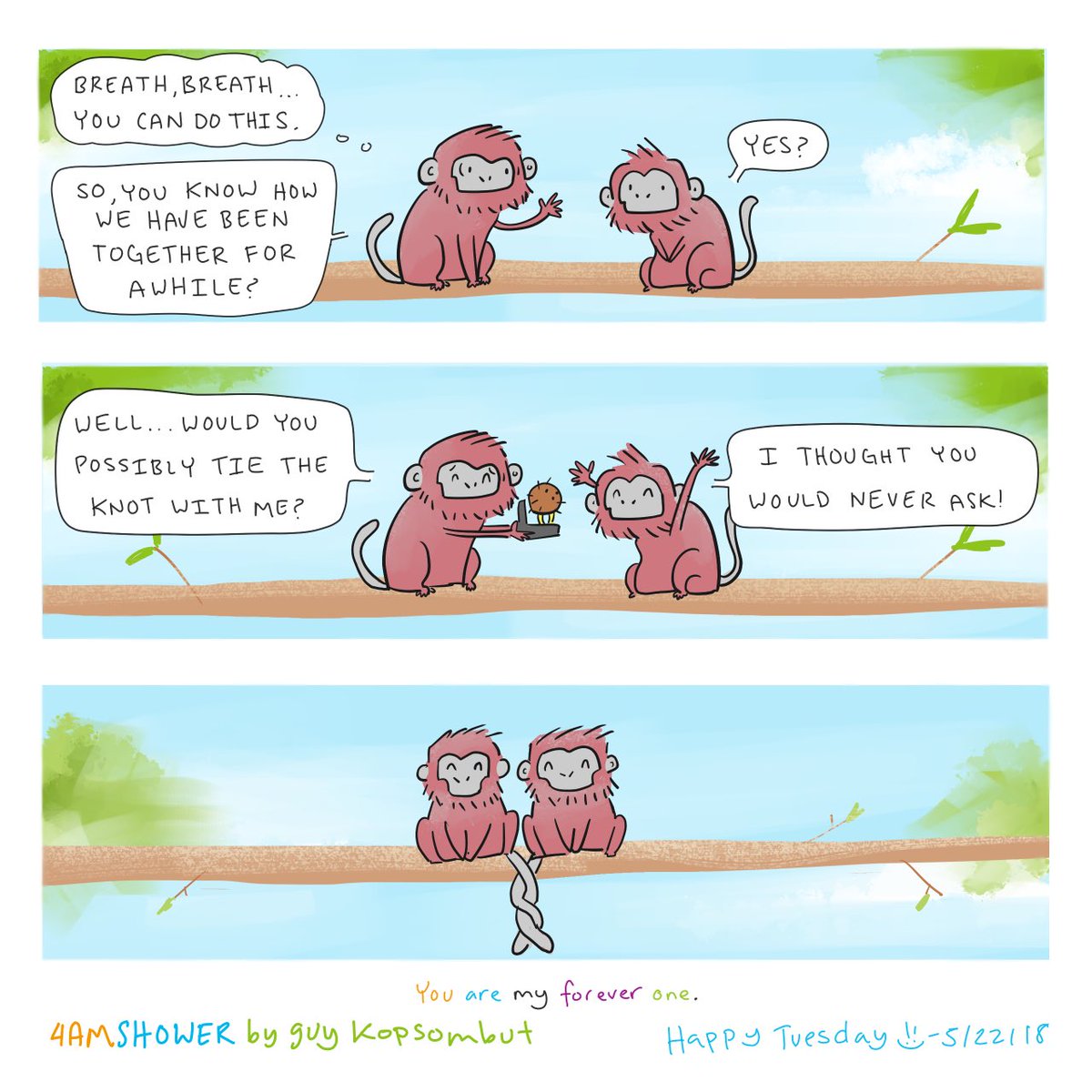 4amshower By Guy Kopsombut Sur Twitter Let S Get Married Today S Smile Goal Have Courage Ask If This Comic Helped You Consider Pledging At T Co Pq0evakztl For Prints Commissions