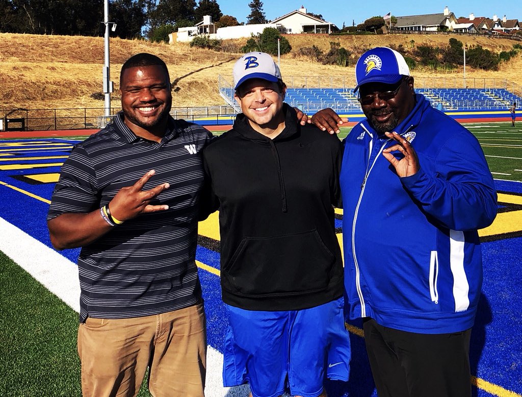 🏈Benicia Football kids getting some attention from UW and SJSU.  Just hope we can make a someone punt. @dallasfan1972 <a href="/KbTheStable/">KB</a> <a href="/RealCoachCarter/">Alonzo “Zo” Carter</a>