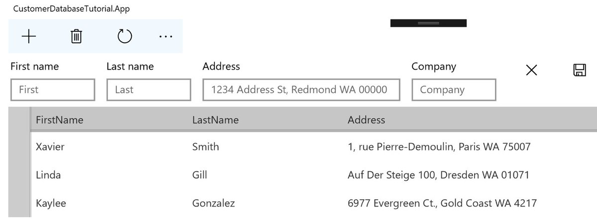 WindowsDocs's tweet image. Creating enterprise-class apps on Windows 10? The new Customer Database tutorial shows you step-by-step how to create an app with operations against a local database, and then display the results.

msft.social/ckGmbq

#Windows10
#CodeSample
#UWP