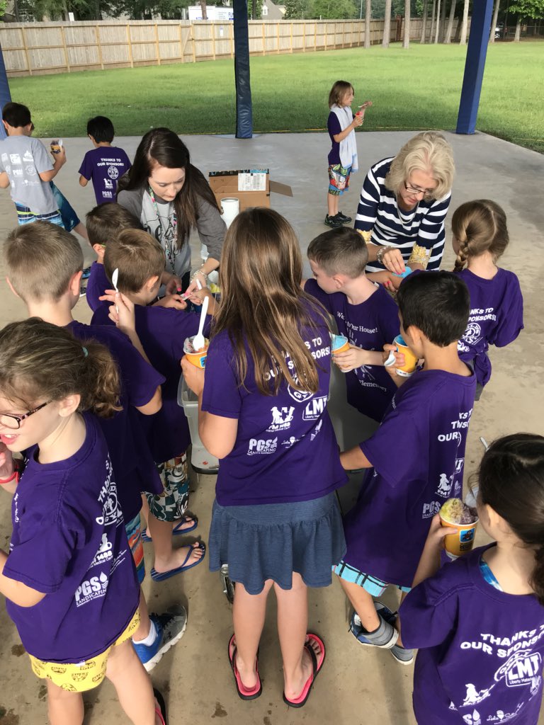 MrsMolsberry's tweet photo. Purple House Dojo Carnival💜🎉💜🎊💜Water slides, tattoos, Kona Ice and games! What fun! 💜@bearbranchelem @leadjmoore https://t.co/51vRaOxjY1