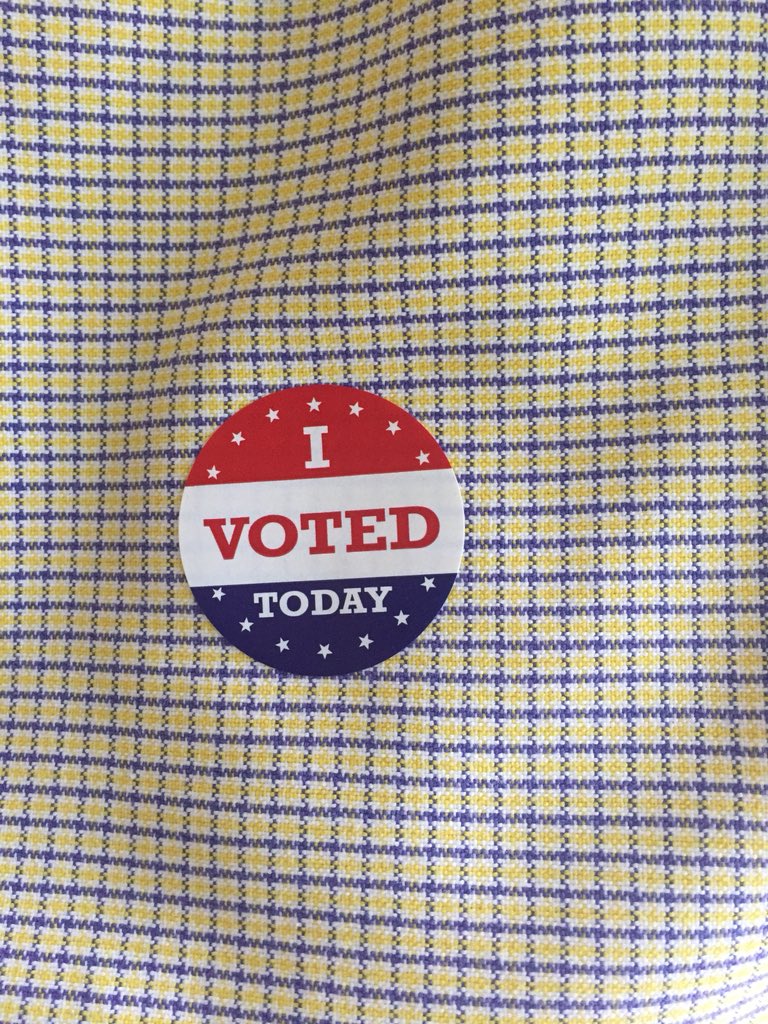 It’s a beautiful day for the Primary Election in Arkansas today. Quick and easy and you get a sticker! #GoVote #arpx