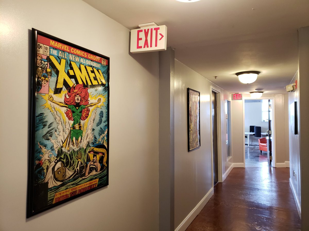 COLABOrlando's tweet photo. Are you a Marvel fan?! Then you should definitely check out our #marvel themed floor. 
#marveluniverse #mcu #collaboration #colab #colabusa #smallbusiness #entrepeneur #orlando #fl #orlandobusiness #instagood #insta #doctorstrange #retro #historic #comic https://t.co/NBUxnda38A
