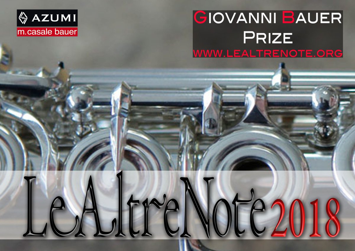 LeAltreNote's tweet photo. Giovanni Bauer Prize Festival-Masterclass LE ALTRE NOTE 2018.
#Azumi #lealtrenote #valdidentro #casalebauer
Azumi S3 RBE - Britannia Silver
https://t.co/N9pDXAp0Eo https://t.co/CcnqrSBjHQ