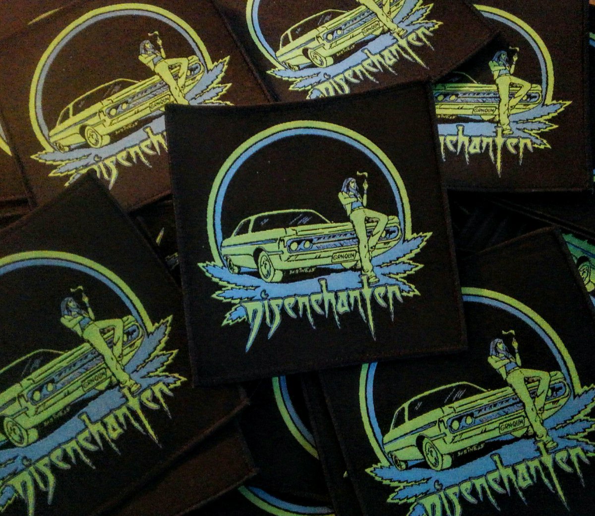 disenchanterpdx's tweet photo. Got some new patches to take on the road!! Thanks to @CravedogInc for the great job!
We have a few up on our merch store too!
https://t.co/EgfKiaPsRC
#disenchanter #disenchanterpdx #disenchanterband #cravedog #dhurecords #darkhedonisticunionrecords #nosliprecords #greenqueen https://t.co/mEU9XwDOjD