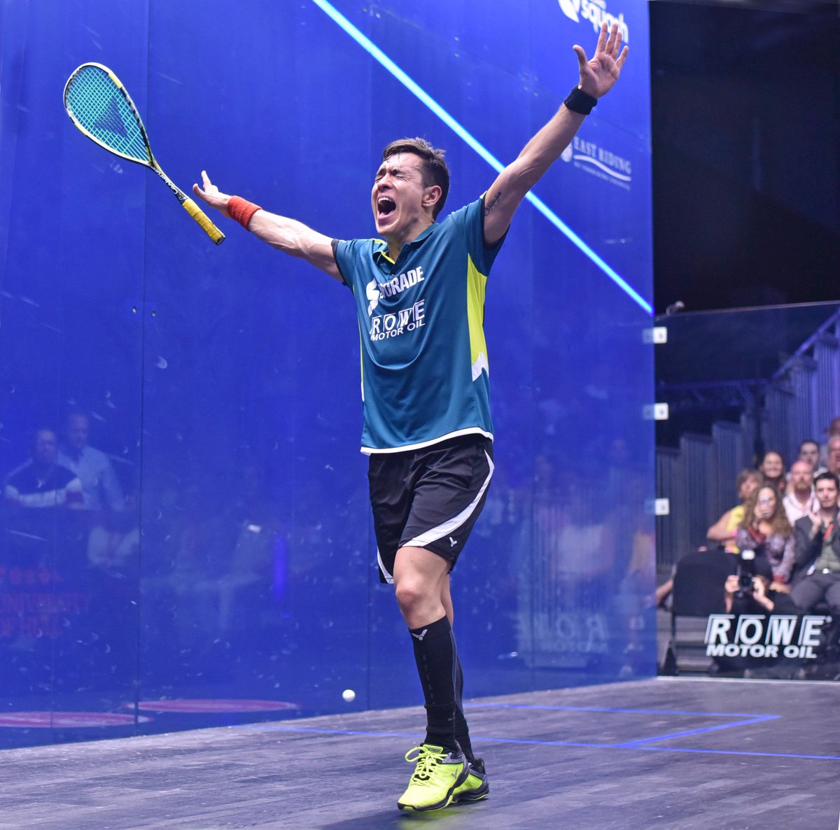 PSASquashTour's tweet photo. #InTheNews - @MiguelSquash's British Open win has proved big news in Colombia! 🇨🇴

We take a look at some of the headlines from his history making win in Hull 👇
https://t.co/vIxtfEXgsa #squash https://t.co/AMyHQBEZYU