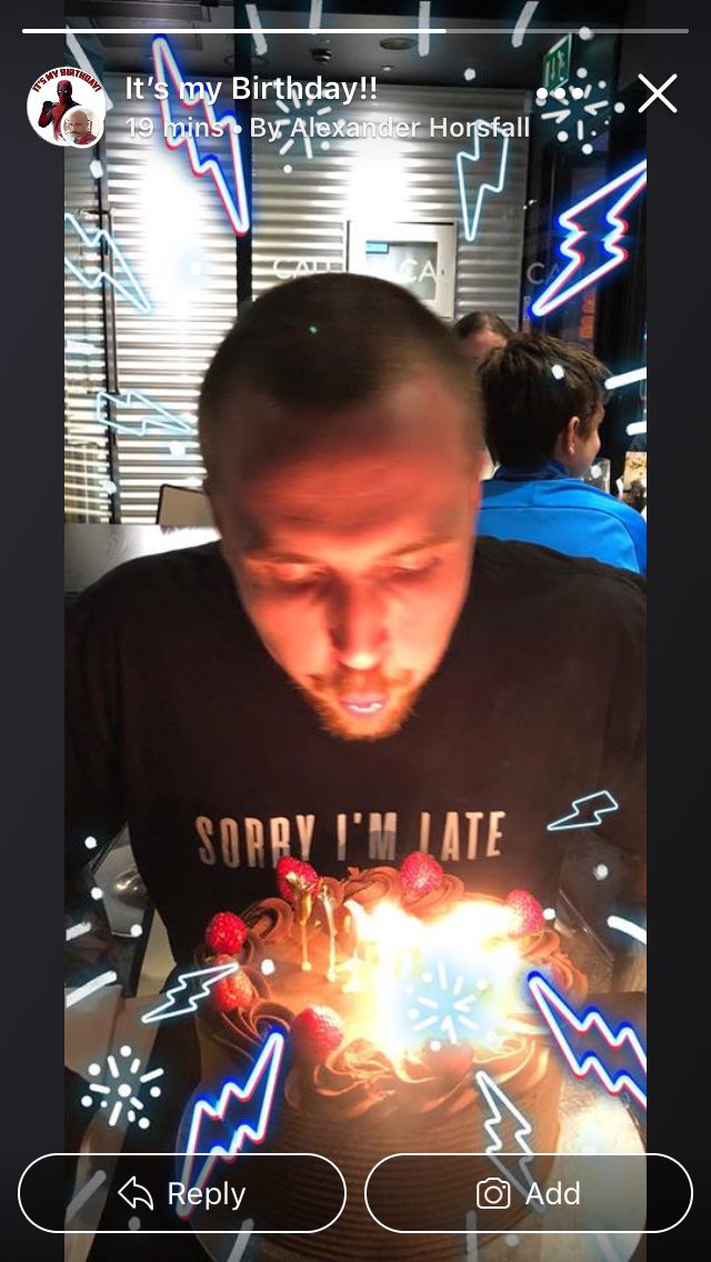 JBirdNaden's tweet photo. A little snap of me and birthday cake last week. https://t.co/iZOG71bp8W