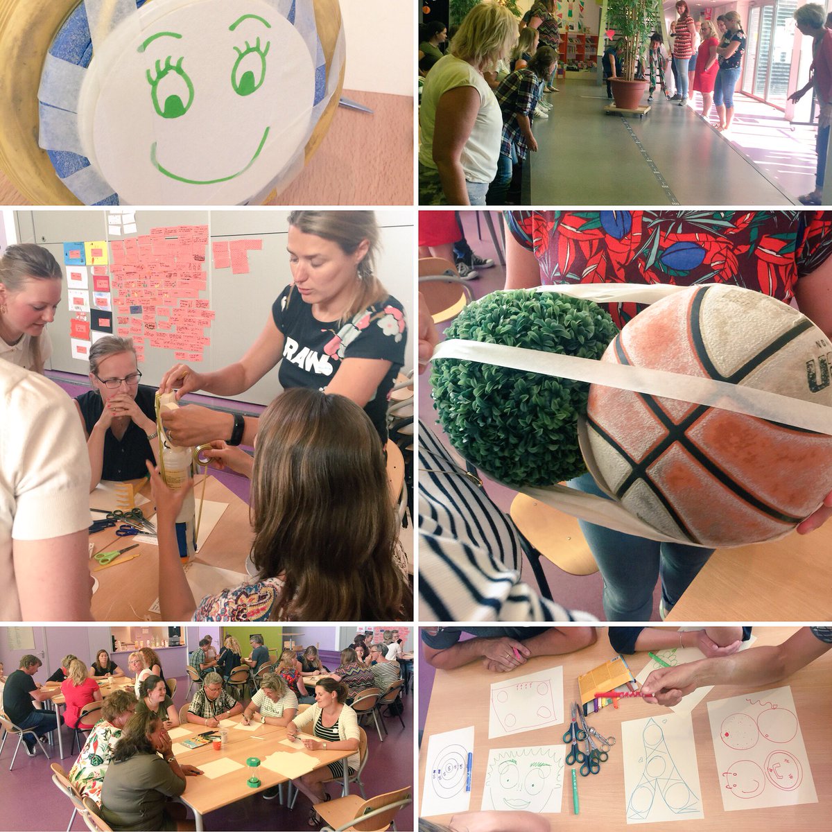 spring_stof's tweet photo. Geweldig hoeveel energie er los kwam tijdens de studiedag van alle medewerkers van Prisma. Aandacht voor #creativiteit in #onderwijs. Als leerkracht zelf durven doen. #onderwijs #ontwikkeling #didactiek #kunsten #ontwerpen https://t.co/BsCAujglVc