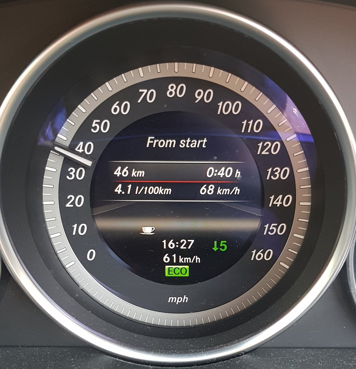 Quite proud of my (eco)driving on my way home today!
Orgulhoso da minha condução ecológica no regresso a casa!
#ecodriving #goodmpg #poucoslitrosaos100km