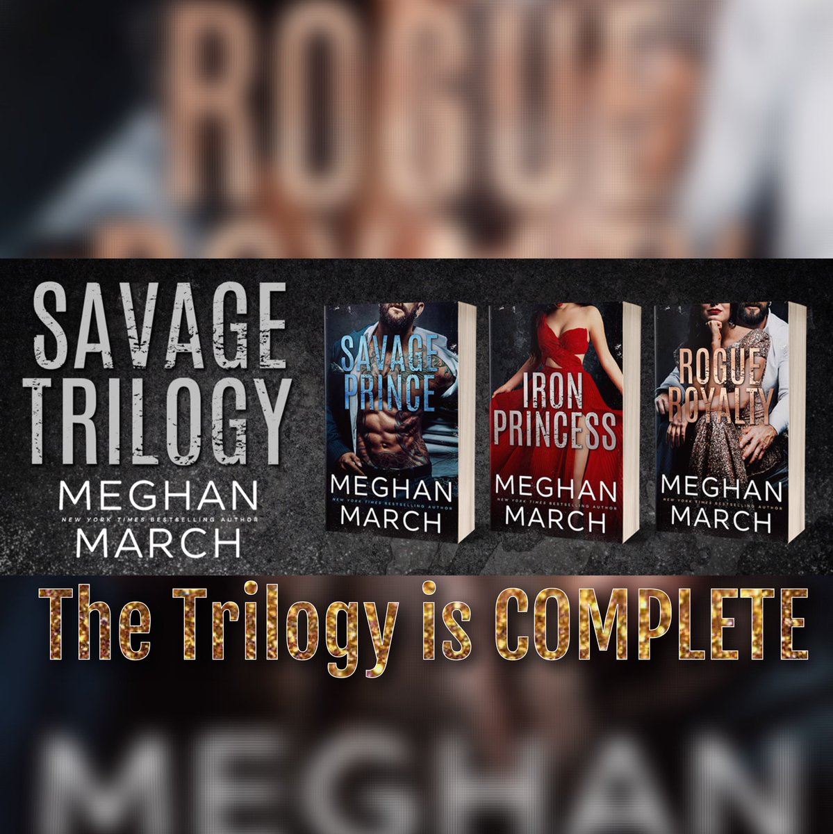 #NewRelease
I have been waiting for this release. Now I can read the complete trilogy back to back. I’m so freaking EXCITED!!!!!!! amzn.to/2IF2Rtj
#SavageTrilogy #AntiHeroRomance #BigBadSexyAlphas #MeghanMarchBooks