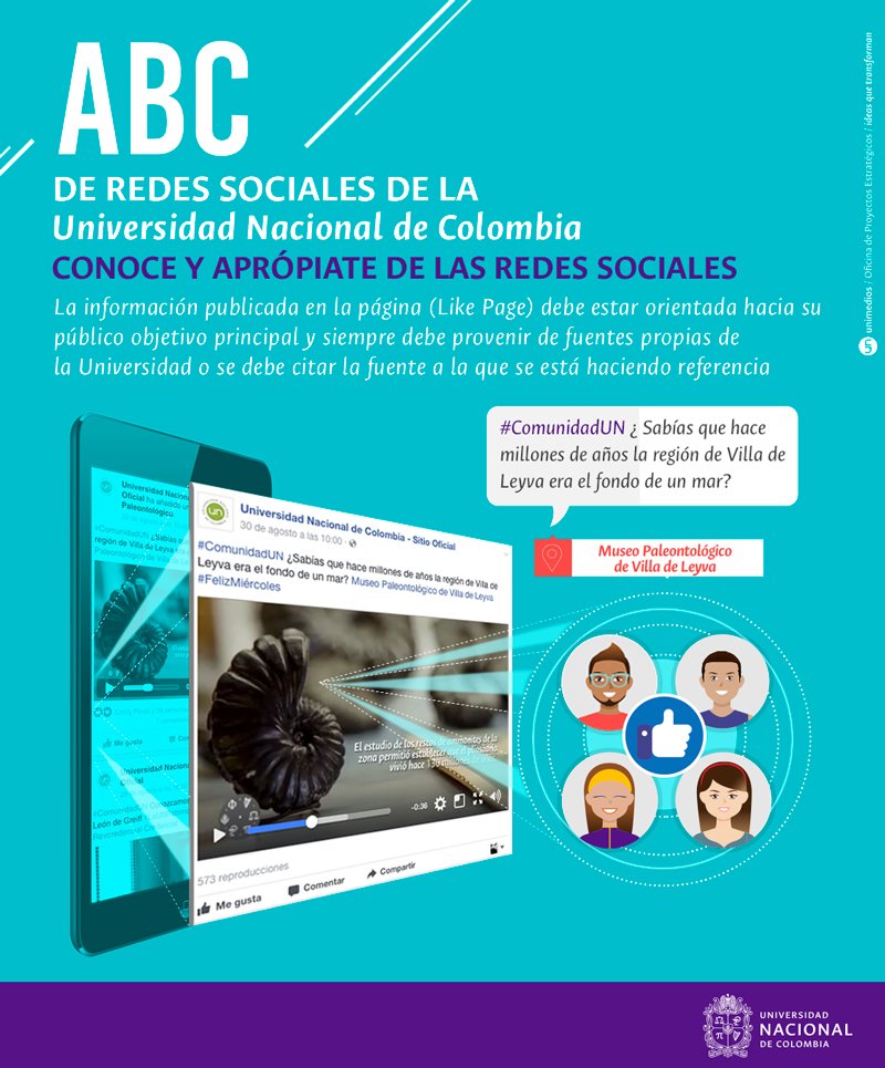 UNALOficial's tweet photo. #AvancemosEnEquipoUN apropiándonos diariamente de nuestras redes sociales institucionales y publicando contenidos que provengan de fuentes confiables #TipsUN https://t.co/5u3REAEgHE #Unimedios https://t.co/rD26tIOeLy
