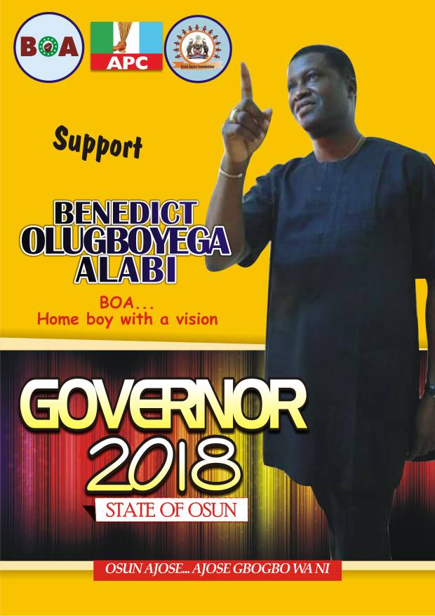 BOA_thesolution's tweet photo. Benedict Olugboyega Alabi has promise to provide jobs for the youths in the state of Osun.

Vote and support BOA. 
Osun Ajose, Ajose gbogbo wa ni 
@AfeezOyinmomo @BOA4GOV @prinxadeyemi @AKOBI22 @Atomblessing001 @Benedictalab 
@raufaregbesola https://t.co/DOw93zvEuo