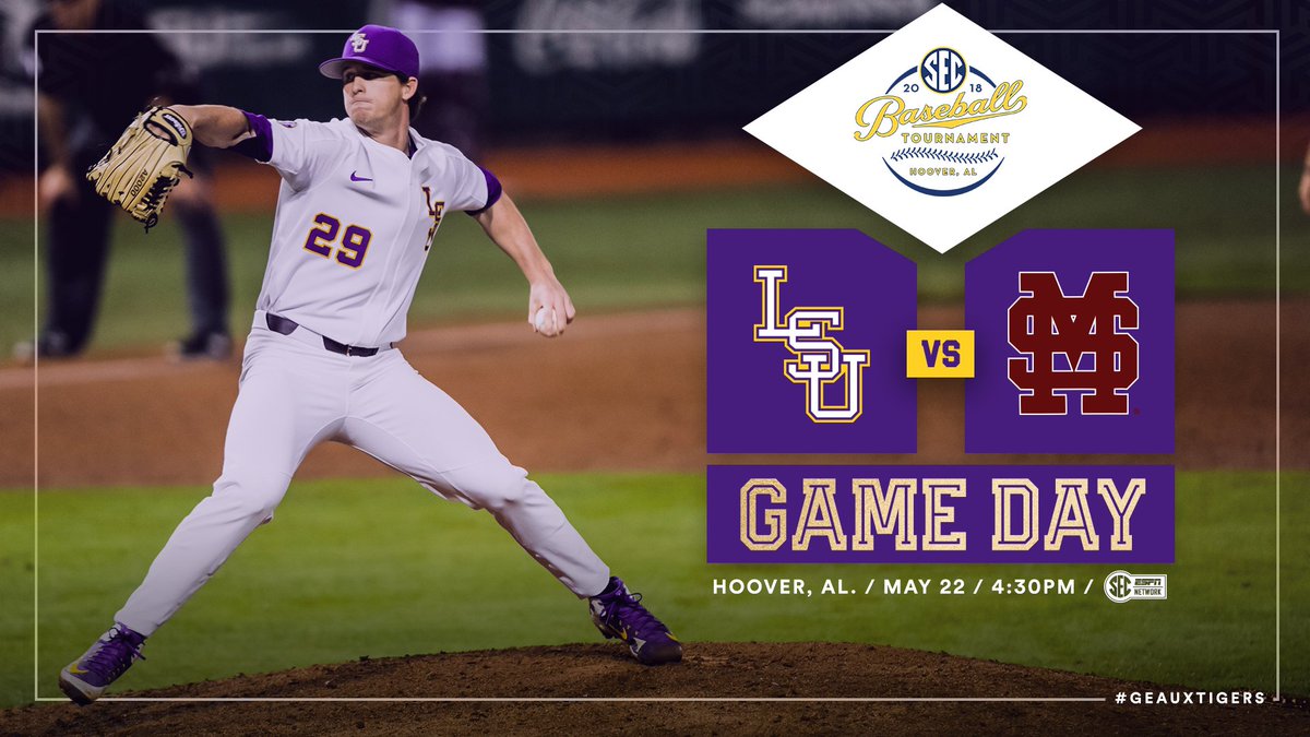 LSU Baseball on Twitter "It’s Game Day in Hoover! LSU and Mississippi