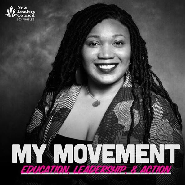 NLC_LA's tweet photo. Our next fellow is Nina Idemudia!  Check out @nina_eye_ 's movement here: https://t.co/HxAF2kaF1t

#MyMovementLA #NLCFamily https://t.co/brjxOoIxH4