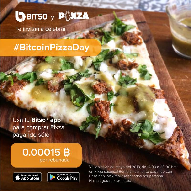 josepimpo's tweet photo. El valor por las 2 pizzas de #BitcoinPizzaDay fueron 10,000 #Bitcoins o $510 aproximadamente en 2010. El valor de esos 10,000 #BTC hoy son $1,630,000,000 $MXN Celebra hoy con @pixzamx y @Bitso #TRMX #TopMoneyReport #BolsaMx #CDMX https://t.co/yZdyc9aRP9