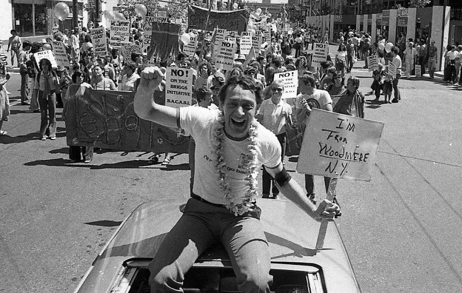 glaad's tweet photo. "Burst down those closet doors once and for all, and stand up and start to fight." It's #HarveyMilkDay. How are you honoring his legacy today? ❤️ https://t.co/MfzLpCR8FM