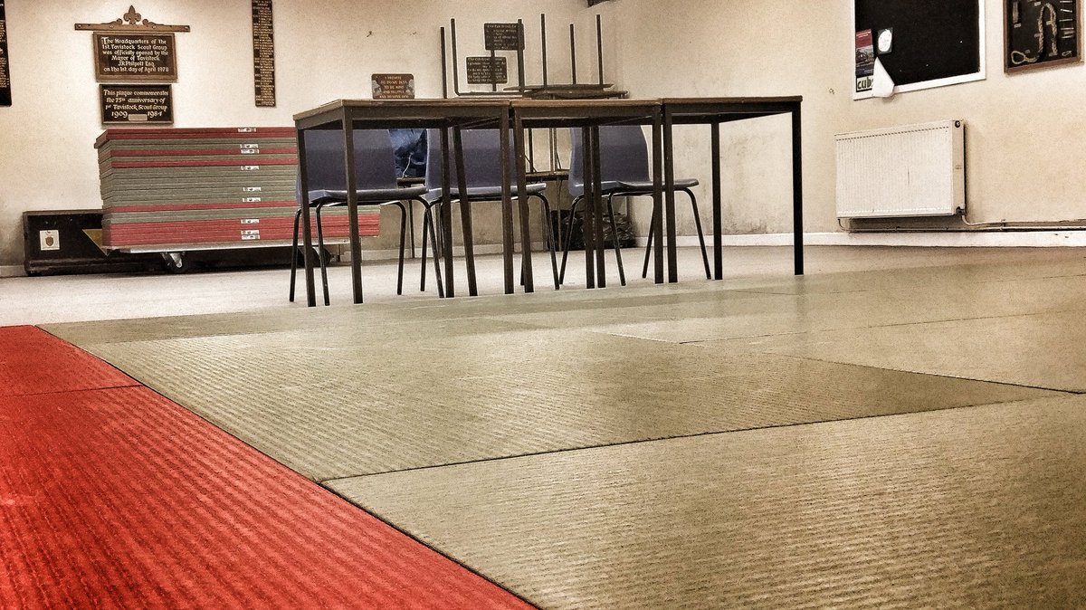 GojuRyuJujitsu's tweet photo. The tables and chairs are out... it can only mean one thing! #Jujitsu exam time. Good luck to all the juniors taking part 🥋🤞 https://t.co/PJhRwNmsNb