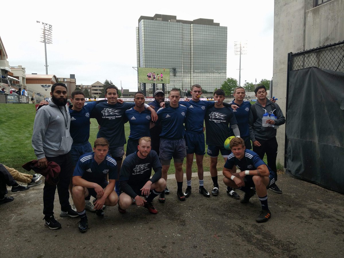 ODURugby_'s tweet photo. Great weekend for ODU Rugby as we finish at 8th in the nation! This is huge for us as 5 of our 11 players on the roster were rookies and had never played rugby before a few months ago. We still have a lot of work to do as we make another run for nationals in the fall #XVITogether https://t.co/wiMVyEeQ5z