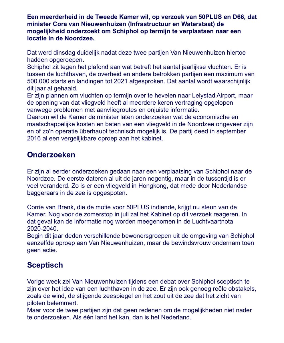 Hoe vaak naar tekst bij de eerste datering