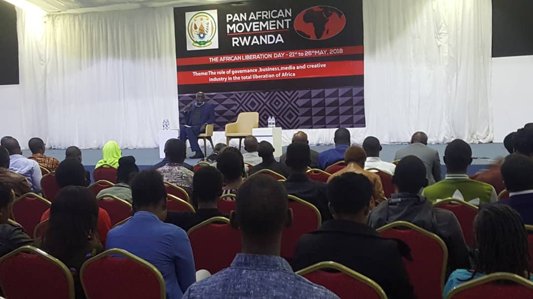 Audri_Nziza's tweet image. Happening now: 
Public talk with Senator Tito Rutaremara organised by PAM-Rwanda chapter on sideline of #ALD2018  
#PAMWeek