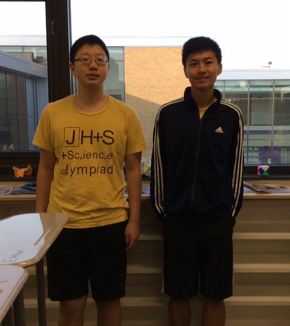 JCSD_MathClub's tweet image. Congratulations to Chris Yao and Matthew Ding for qualifying for the Math League Championships at UMKC.  They competed on May 19th against top students from 9 states/territories.  Chris took 3rd place in the 11th grade division.  Way to go!!
