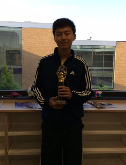 JCSD_MathClub's tweet image. Congratulations to Chris Yao and Matthew Ding for qualifying for the Math League Championships at UMKC.  They competed on May 19th against top students from 9 states/territories.  Chris took 3rd place in the 11th grade division.  Way to go!!