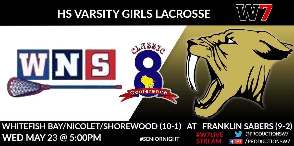 ProductionsW7's tweet photo. Tomorrow night is #SeniorNight as @FHSlaxGALS lace them up one more time for the regular season finale against @LSG_LAX This game should give us a very good feel for both teams headed into the post-season! Be here or watch online! https://t.co/2HPle9Mdgj