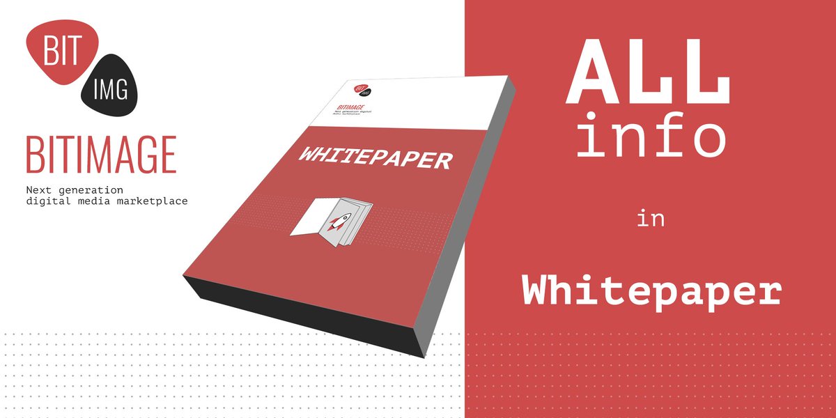 The main #ICO #product document is #Whitepaper. Have you already look through #BitImage's one? It's time to know all the data: bit.ly/BitImagewhitep…