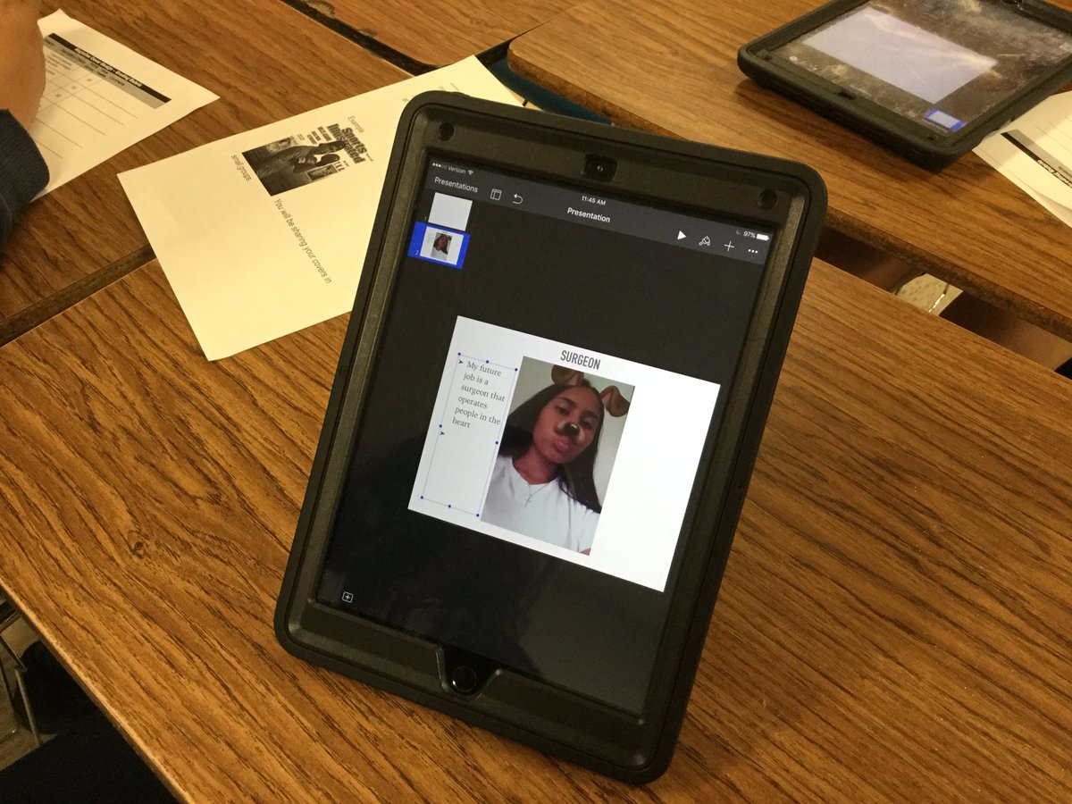 DLC_ViNguyen's tweet photo. @Lamar_MS Mr. Meyer’s class is creating a magazine cover detailing where they see themselves in 10 years with any digital tool of their choice - Keynote, Slides, PicsArt, etc! #MyIrvingISD #dpvils #humanability https://t.co/UcG9cyKfDH