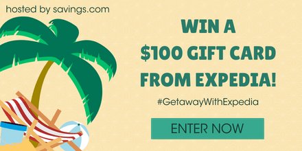 Superbaratisimo's tweet photo. #Giveaway: Win $100 Expedia Gift card – 5 winners
☑️Until May 28 11:59 PM
☑️5 winners $100 Expedia Gift Card
☑️Winner will be notified May 29 
https://t.co/a4QEz1Z20V …
#Sorteo
#Rifa
#Latinos 
#GETAWAYWITHEXPEDIA
#AD https://t.co/pdIPwFwVaN