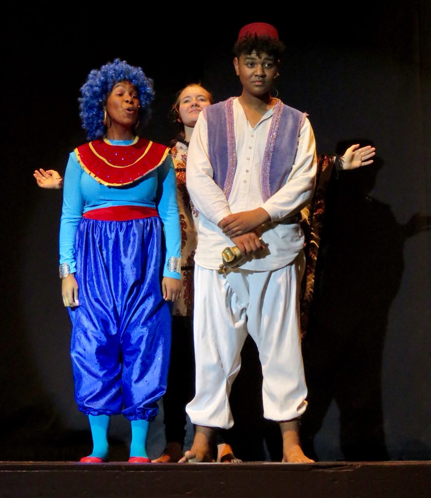 BridgeHouseSchl's tweet photo. Aladdin - don’t miss this magic carpet ride! #Collegeproduction #musical #Disney https://t.co/yX6adnEaTh