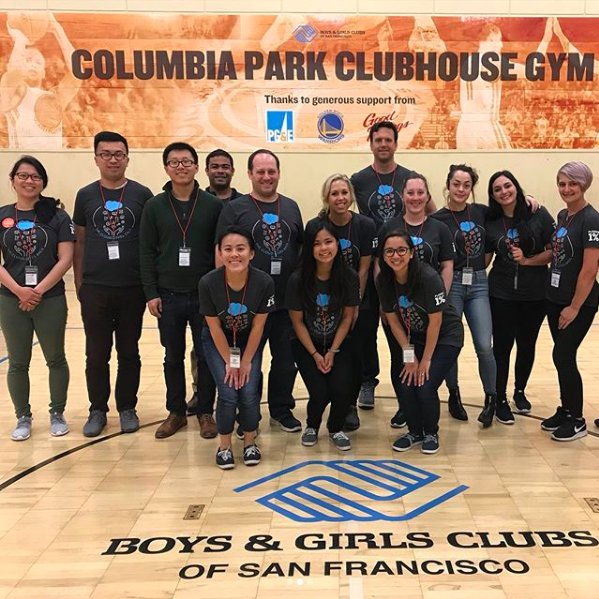 Demandbase's tweet photo. Demandbase employees pay it forward! Thanks @SalesforceVC for putting on an awesome #CloudGivesBack event around SF #LifeAtDemandbase https://t.co/RKWqtXykGp https://t.co/V8tbuzgdFx