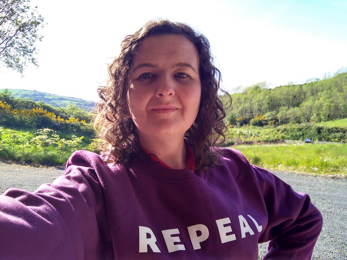 Enjoying the view from my parents house and rocking the new jumper I picked up @REPEAL_LK  today. Well done everyone there on such a positive space! #TogetherForYes  #hometovote