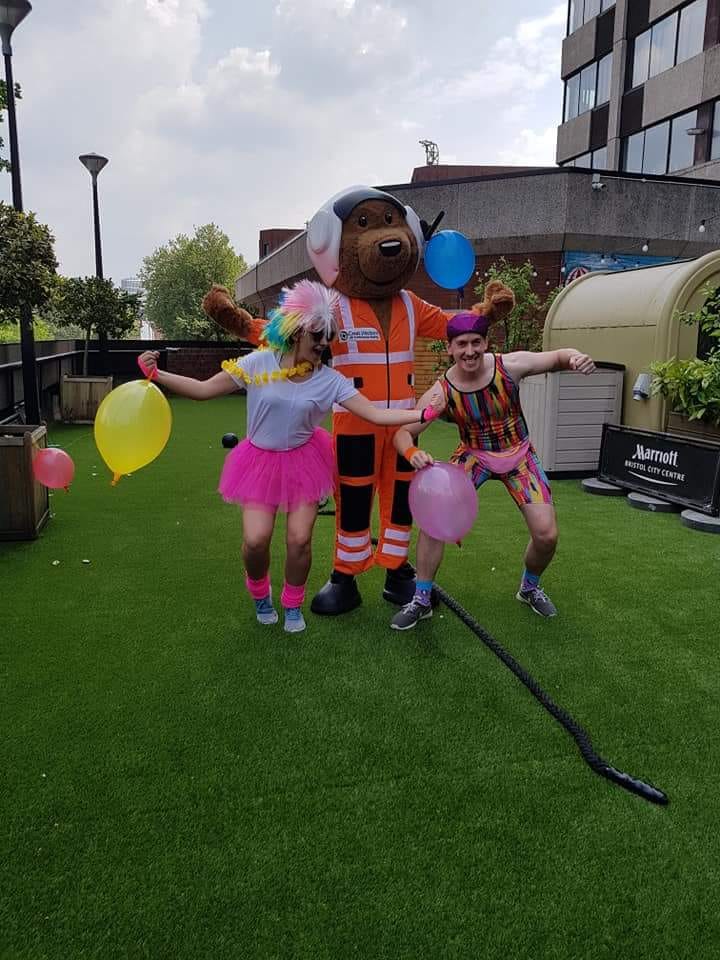 A big thanks to <a href="/MarriottBristol/">BristolCity Marriott</a> who held a 90s themed fitness class for their associates in aid of #GWAAC Charlie had a great time working out with you all on the <a href="/urban_roof/">Urban Roof Terrace</a> #ThankYou #CharityTuesday #Marriott #Charity